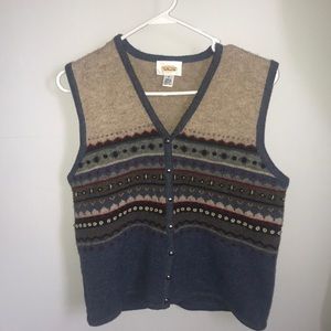 vintage sweater vest